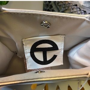 Brand new silver small Telfar